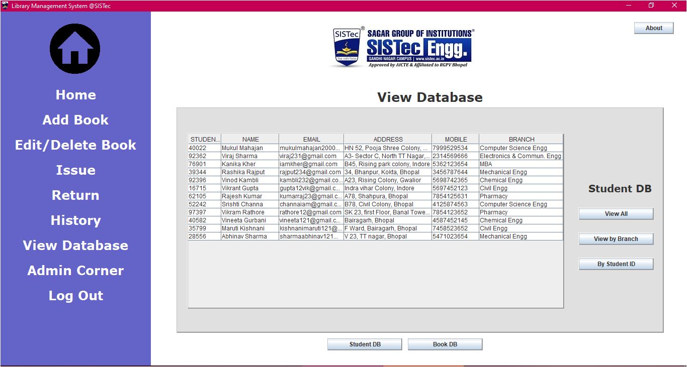 View Database